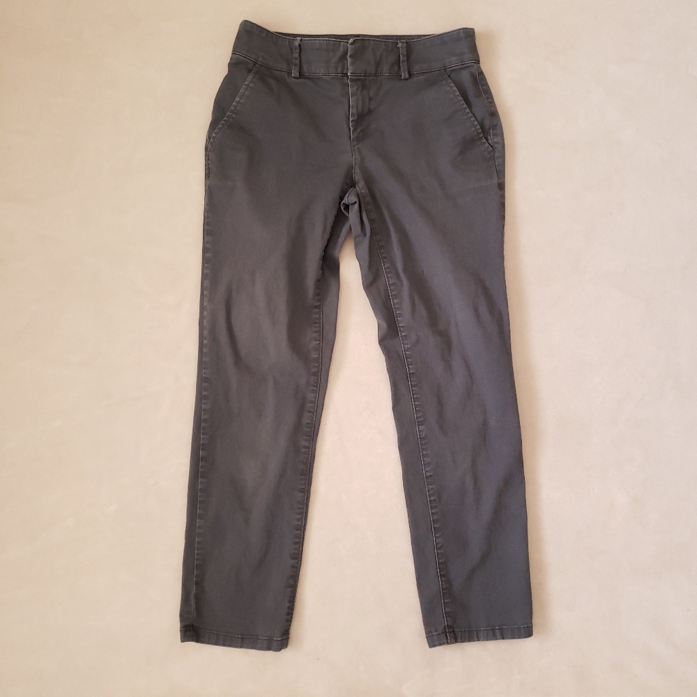 LOFT Gray Chino Pants Women's Size 2